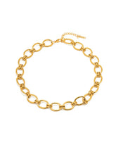 18k gold-plated stainless steel, Tarnish-free, Waterproof, Suitable for sensitive skin, gold necklace, retro necklace, vintage charm, classic necklace, beautiful necklace, timeless necklace,  simple chain necklace